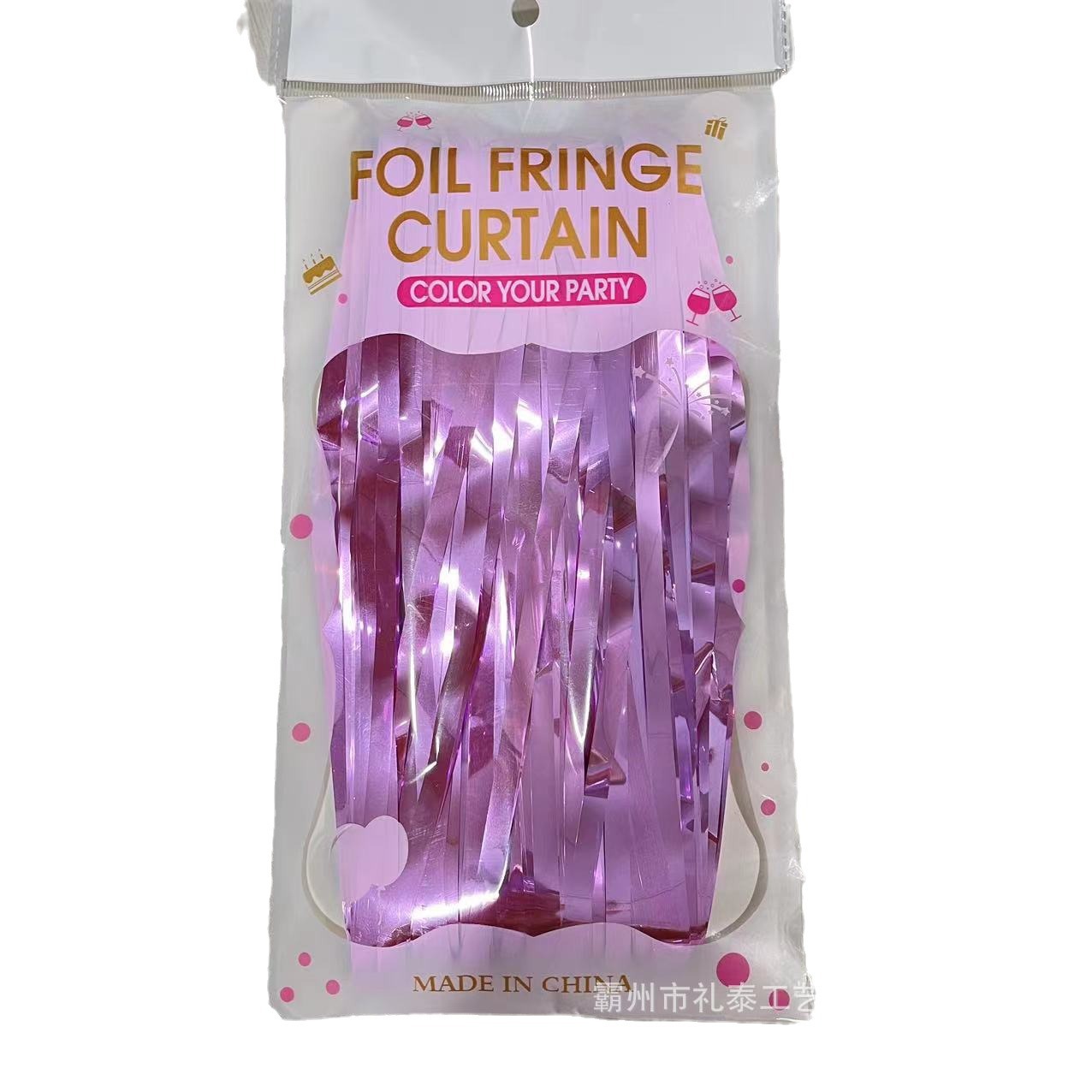 1*2 M 1,6 seda gruesa ordinaria brillante lluvia cortina de seda borla boda Fondo joyería