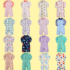 兒童泳衣男童連體中小童可愛寶寶游泳衣女孩沙灘防曬速干溫泉泳裝