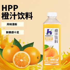 HPP超高压灭菌冰橙汁饮料饮品1kg水果茶奶茶专用家用装摆摊商