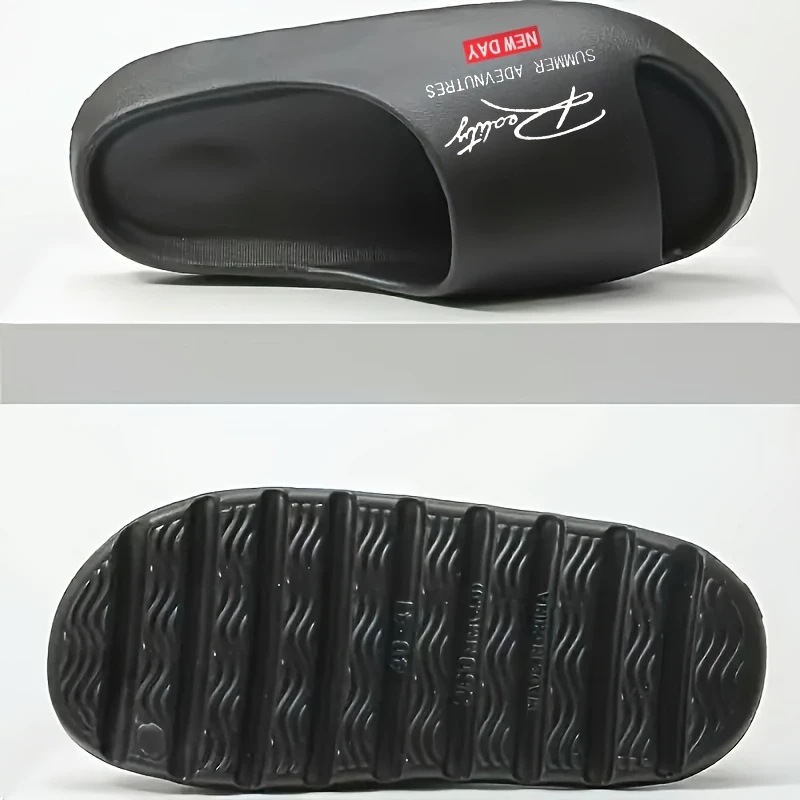 Women's Summer Cross-Over Coconut Slippers Thick Soled Non-Slip Wear-Resistant Quiet Outdoor Fashion Sandals For Couples Bathroom Use_voghion.com