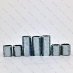 削邊細牙牙管扁牙管公制英制燈飾廠燈具五金配件防轉全牙削邊牙管