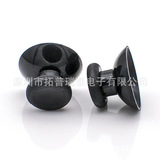 Черная ручка с грибочками-гвоздиками, джойстик, 3D, (в наличии на складе)