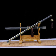 龙泉市刀剑高猛手工锻打宝剑绣春刀唐横刀锦衣卫佩刀长刀未开刃