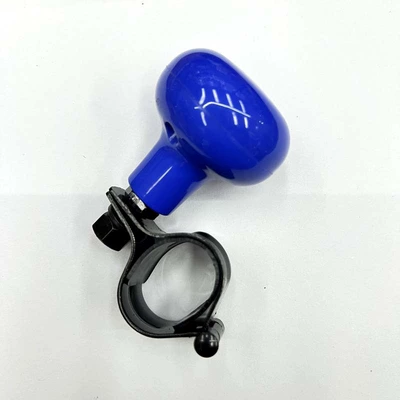 New car steering wheel: Steering wheel booster - blue