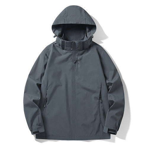 Jacket Men's 2024 Spring and Autumn Workwear Outdoor Jacket Men's Windproof Waterproof Work Clothes Sports Jacket Women