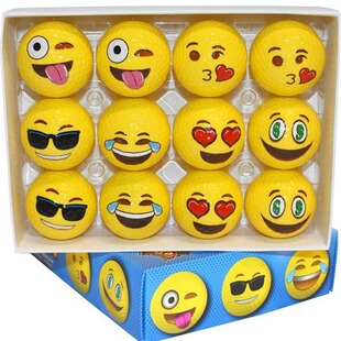 Factory Direct Hair 6 yellow smiley golf gift promotional toy golf suit golf