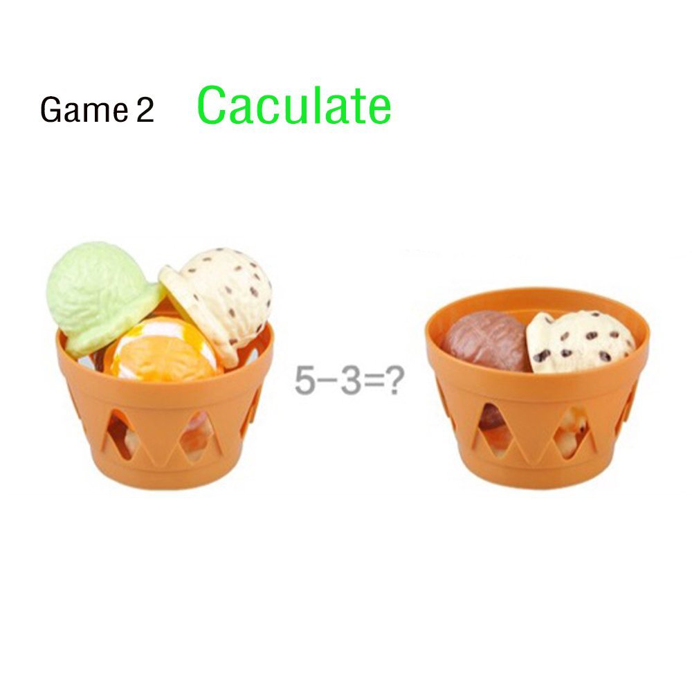 Fabricante helado plegable juguetes infantiles simulación helado plegable juguetes puzzle