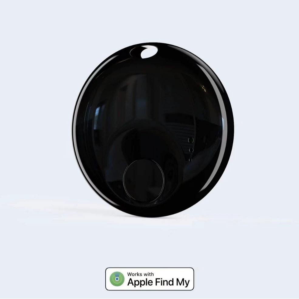 Круглое беспроводное устройство Bluetooth подходит для Apple FindMy Global, точный водонепроницаемый позиционер