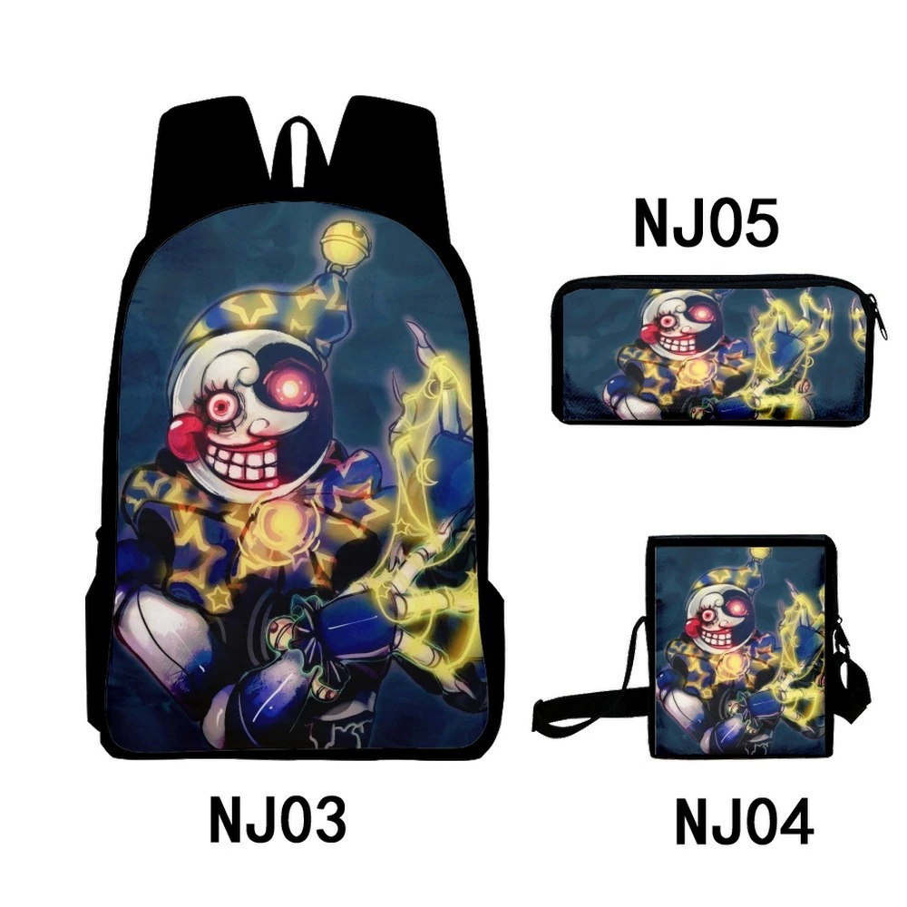 (Кросс-бордерные торговые операции), рюкзак, школьная сумка, плечевой пакет, пенал, набор, 3D, Amazon, новая коллекция, набор из 3 предметов