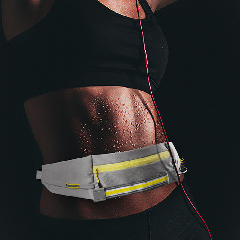 Cross-border COB noche corriendo cintura bolsa de luz Cinturón de luz corriendo deportes equipo cintura bolsa LED deportes cintura bolsa fitness correr Luz