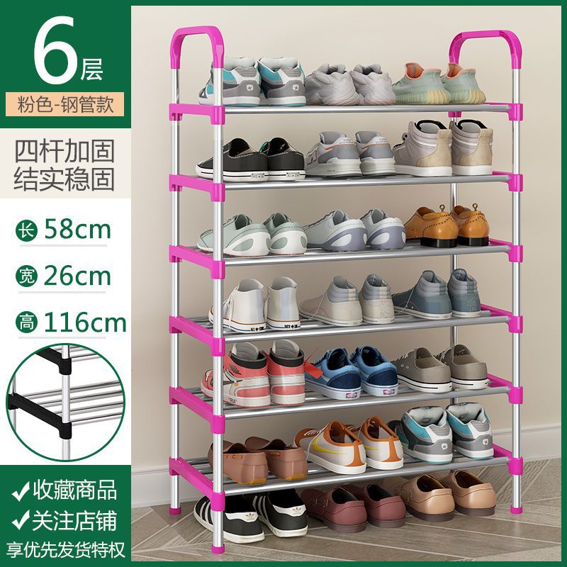 Estante de zapatos simple resistente al polvo de alquiler de estudiantes 12 porta de almacenamiento doméstico estante de puerta 33