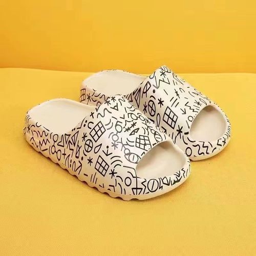 Coconut slippers for men in summer, thick-soled non-slip slippers for couples, beach slippers that feel like shit, internet celebrity outdoor flip-flops