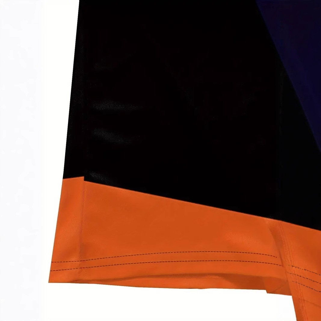 Camisa POLO con cremallera de manga corta transpirable con solapa suelta para hombre con estampado 3D de patrón geométrico degradado para hombre de negocios