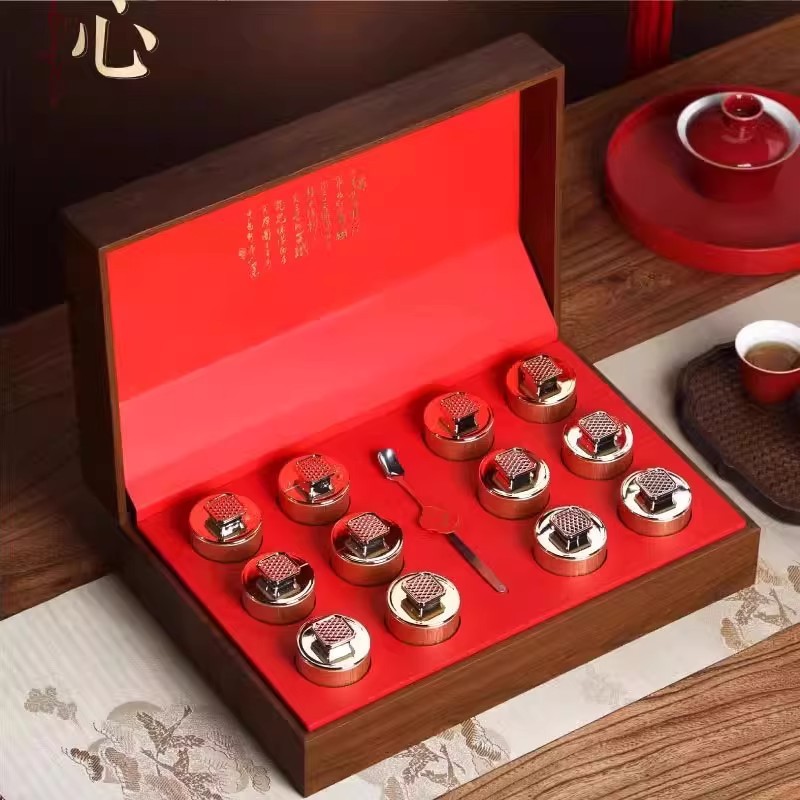 高档茶叶包装盒空盒通用版野生红茶绿茶化州橘红礼盒空盒