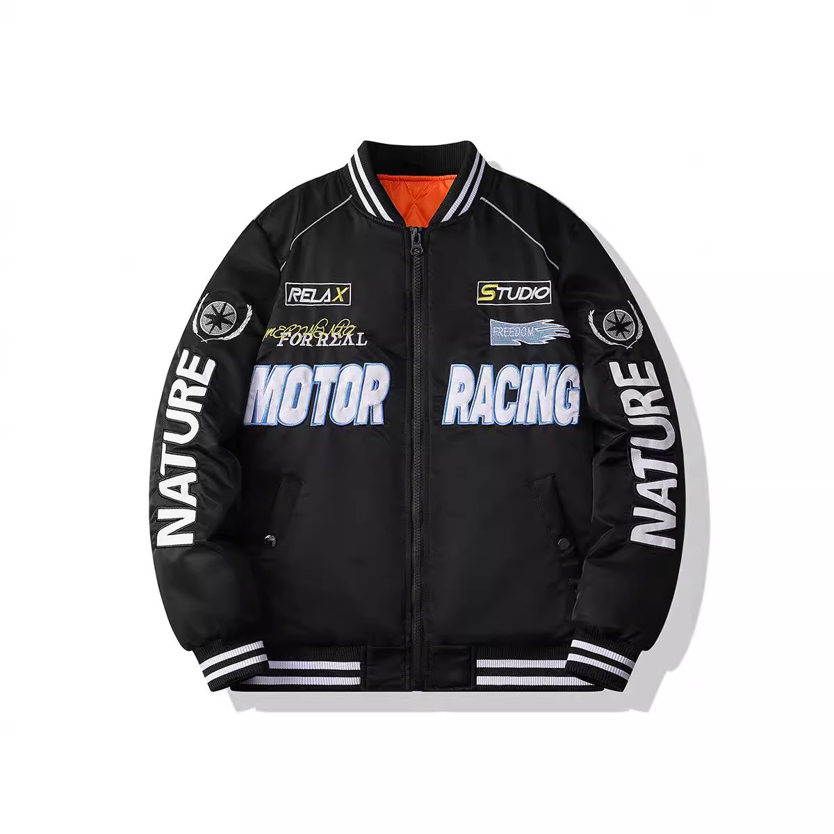 Giacca in pelle PU da motociclista americano da uomo autunno e inverno, spesso cotone di alta qualità, marchio alla moda Pi Shuai_voghion.com