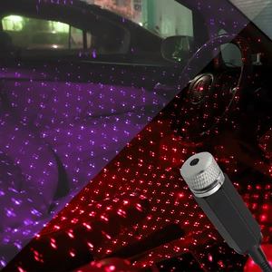 Avtomobil USB tavan lampası, LED lazer proyektor, ulduzlu səma daxili işıq