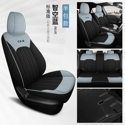 Modelə uyğun (Original) oturacaq örtükləri – and Seat Cover - smart-sky-blue-standard-edition-rear-half-cover-mazda-cx-5