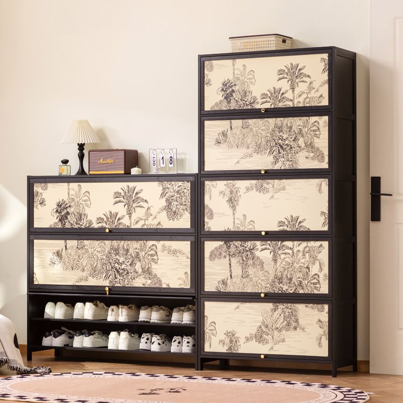 Shoe Cabinet for Home Entrance, Integrated Wall-Mounted Entryway Shoe Rack, Multi-Layer Simple Storage, 2026 New Model