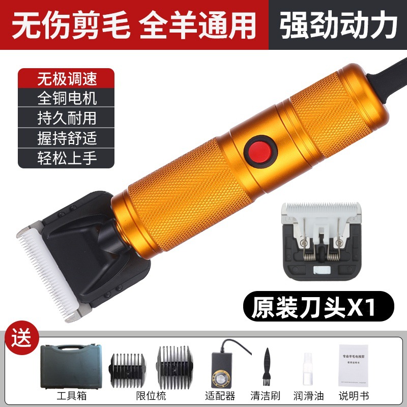 애완동물 양모 가위 - 골드