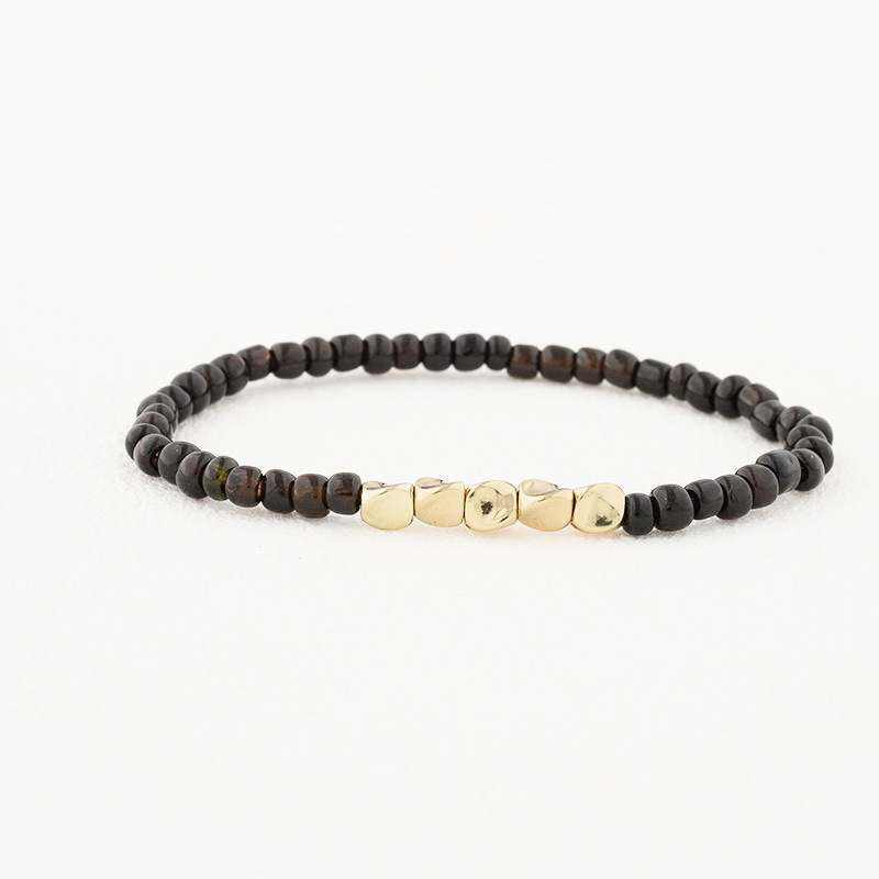 13g Weight Bracelets Classification 1 Piece Quantity Daily Occasion Seed Bead Material Geometric Pattern Unisex Gender Plating Design Simple Style Style Simple Style Geometric Seed Bead Plating Unisex Bracelets 7