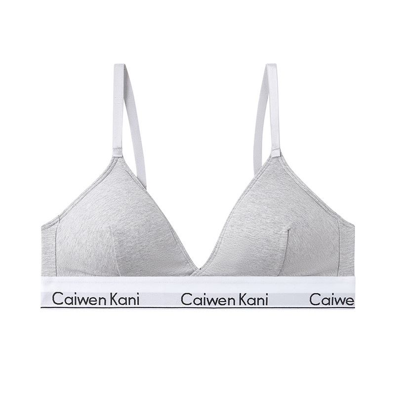 Cross-border for women's bra suit long c ck ν gathered without steel ring cotton girls sexy briefs wholesale