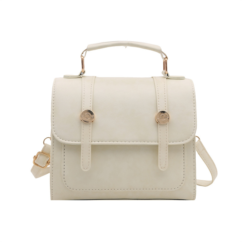 Retro Maillard British College Style Bolso mujer 2025 nuevo bolso de mensajero textura portátil Cambridge pequeño bolso cuadrado marea