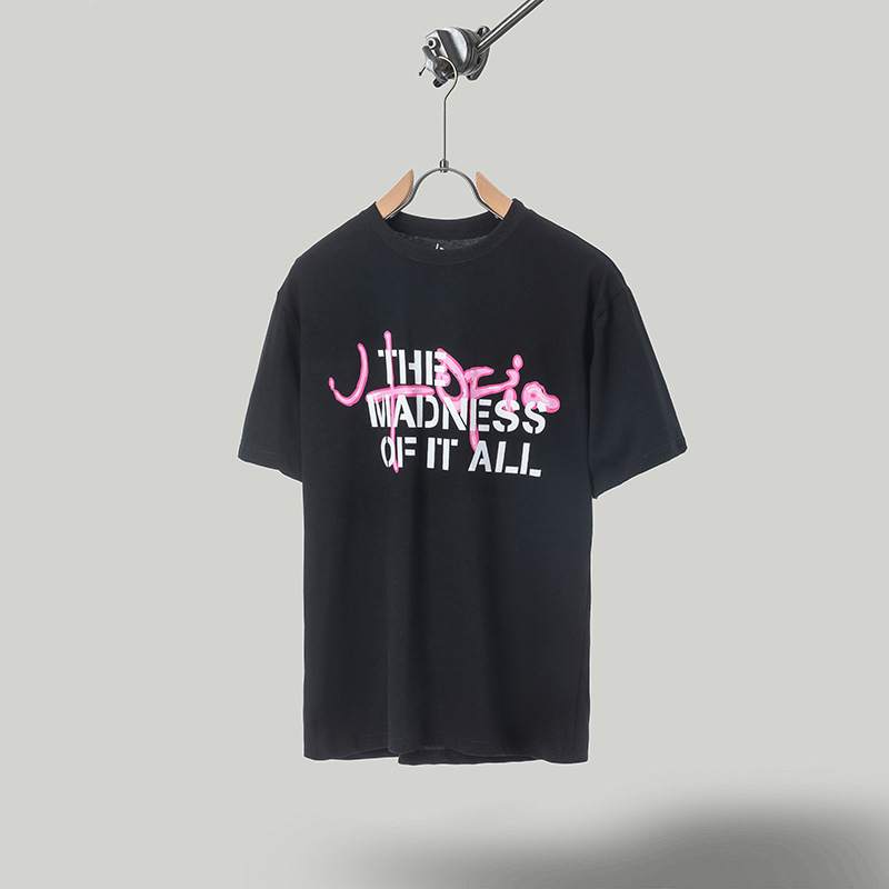 Travis de manga corta M mark Scott pequeño pato amarillo cactus relámpago rap tour TS pareja conjunta camiseta de hip-hop