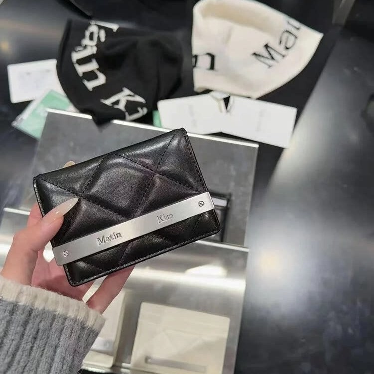 Matin Kim Quilted Short Wallet 70% off Korean Style Niche Designer Women's Bag Cross-Border Wholesale/Dropshipping