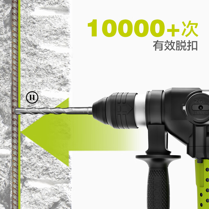 WIX 1050W martillo eléctrico ligero WU327D perforación de impacto de hormigón elevadora eléctrica de alta potencia de doble propósito