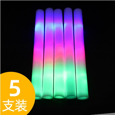 Sponge colorful flashing light stick from foam