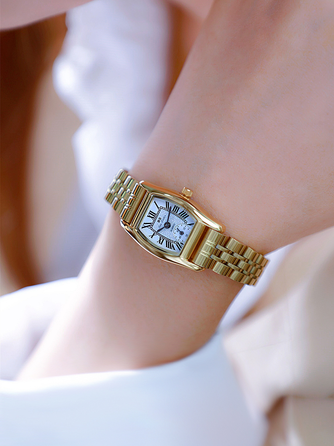 Butterfly Double Snap Buckle Style Vintage Style Classic Style Geometric Butterfly Double Snap Quartz Watch Women's Watches