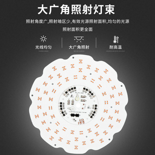 Factory wholesale high voltage AC220V drive-free LED linear light source Board full spectrum UFO plant light lamp board lamp beads