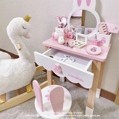 クロスボーダーins北欧風子供シミュレーション化粧台ままごと大木のおもちゃの女の子プレゼント