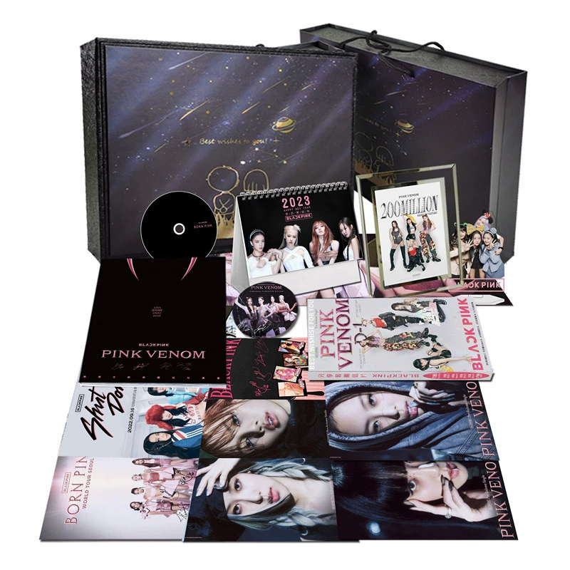 Альбом (BLACKPINK) The Album — наборы фото-карт и постеров, CD и подарочные коробки