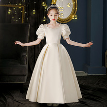公主裙高端女童礼服花童婚礼小女孩轻奢小众钢琴演奏儿童演出服