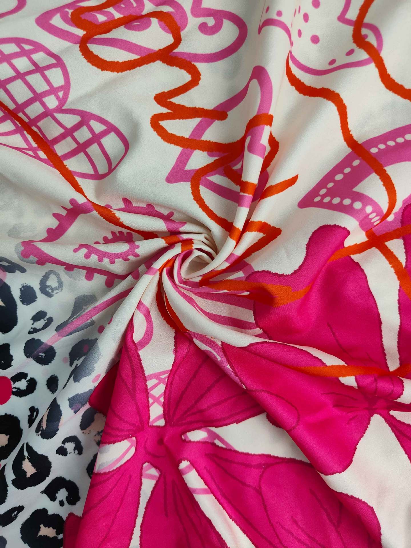 Completo gonna con stampa leopardata donna stile casual chic_voghion.com