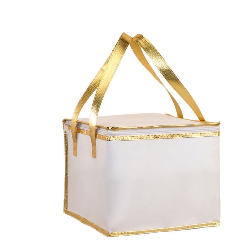 Bolsa de aislamiento térmico de costura de camión personalizada de algodón de perla grueso de gran capacidad de fruta bolsa de preservación de frutos ecológicos bolsa de refrigeración de distribución fresca image 6