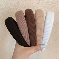 Korean Instagram milk coffee color sponge hair band high top wide edge headband trending 2021 new hair clip hair accessory for women