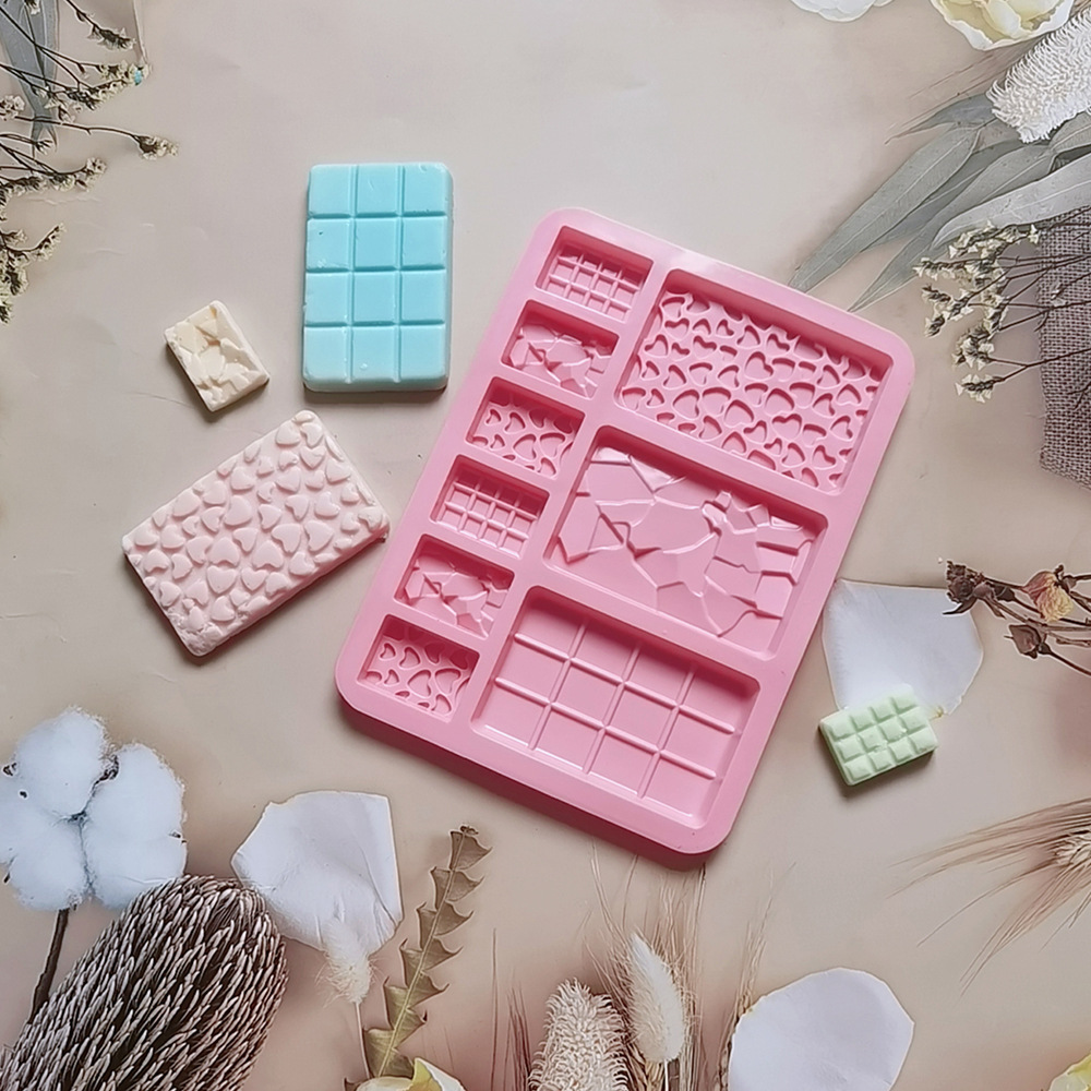 Silicone tamaño piezas de amor 171 chocolate molde de silicona molde de postre molde de hielo para hornear pastel de arroz