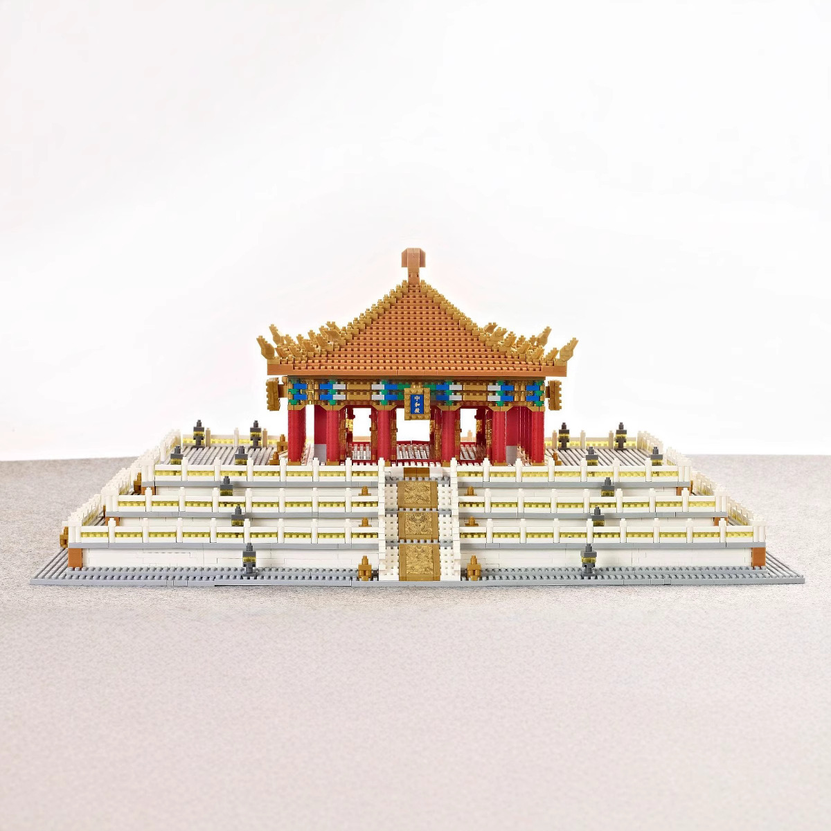 Weili YZ089 Ciudad Prohibida Zhonghe Hall micro-partícula ocio difícil bloques de construcción modelo