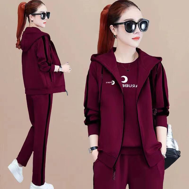 Fashionable and Casual 2026 Sportswear Suit for Women, Spring, Autumn and Winter Large Size Sweatshirt and Vest, a Complete Set of Trendy Brands Fashionable and Casual 2026 Sportswear Suit for Women, Spring, Autumn and Winter Large Size Sweatshirt and Vest, a Complete Set of Trendy Brands