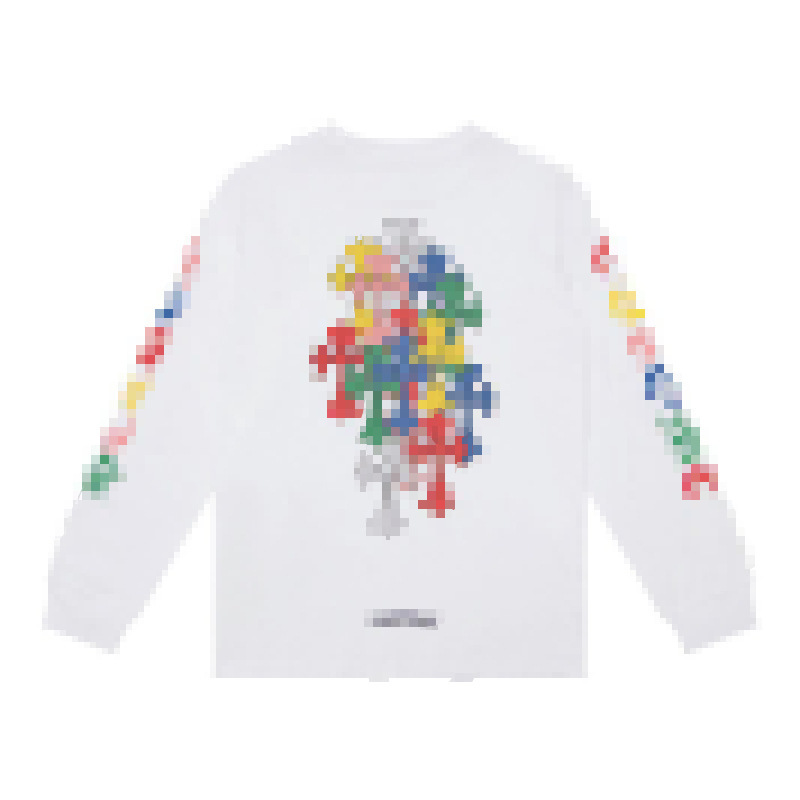 Cross-Border Trendy Brand Kroxin Long-Sleeve T-Shirt, Round Neck, Unisex, Versatile, In-Stock Wholesale