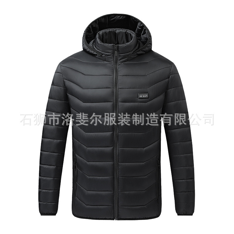 跨境冬季智能发热棉服保暖服发热服加热男女款厂家直售现货速发|undefined