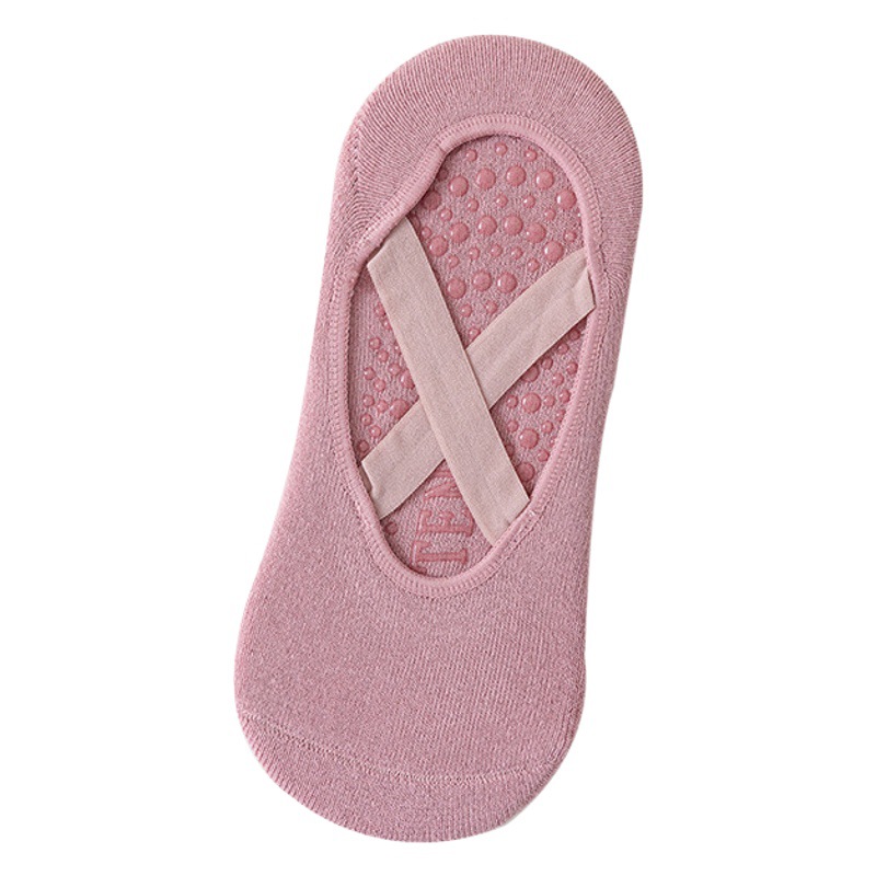 Calcetines de yoga antideslizantes calcetines de pilates piso de las mujeres deportes profesionales encaje primavera y verano algodón amazonas comercio exterior calcetines deportivos