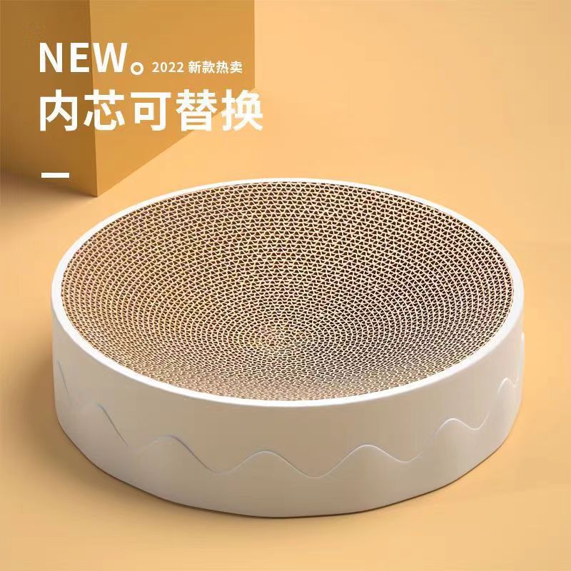 Tablero de agarre para gatos, dispositivo de molienda de garras, papel corrugado, tablero de garras para gatos, sin caspa, nido para gatos, caja de cartón anti-captura para gatos, juguetes para gatos, suministros para gatos
