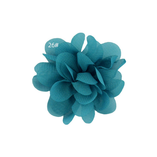 Euramerican Best Selling Handmade 5cm Chiffon Fabric Flowers DIY Headwear Boutonnieres Hats Shoes Bags Clothing Accessories
