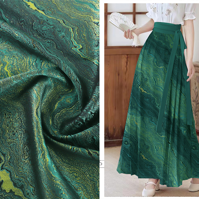 "gilded starry sky" national style jacquard clothing fabric satin han clothing fabric horse face skirt vest jacket coat "gilded starry sky" national style jacquard clothing fabric satin han clothing fabric horse face skirt vest jacket coat