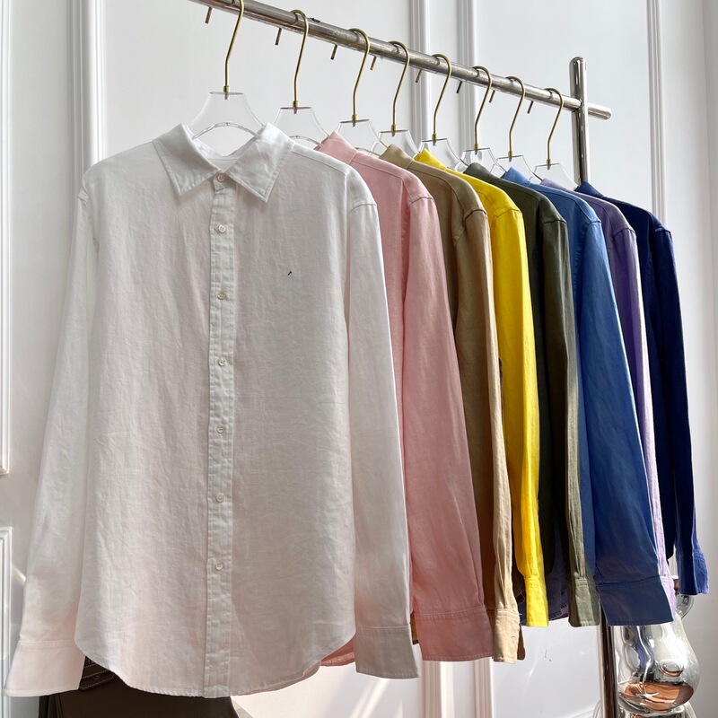Newly Launched R+ Stylish Pony Embroidery Patchwork Linen Sun Protection Shirt, Thin Old Money Style Maple Jacket, Unisex