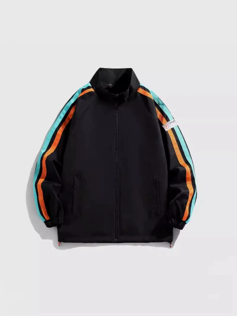 Куртки мужские куртки весна осень 2024 новый воротник повседневный свободный плюс размер топ для молодых студентов ветровки