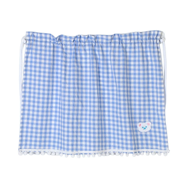 Blue cloth, with little bears